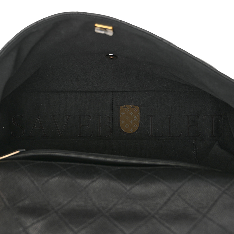 Ch*el caviar quilted xxl travel flap bag black as4661 (41*27*11cm)